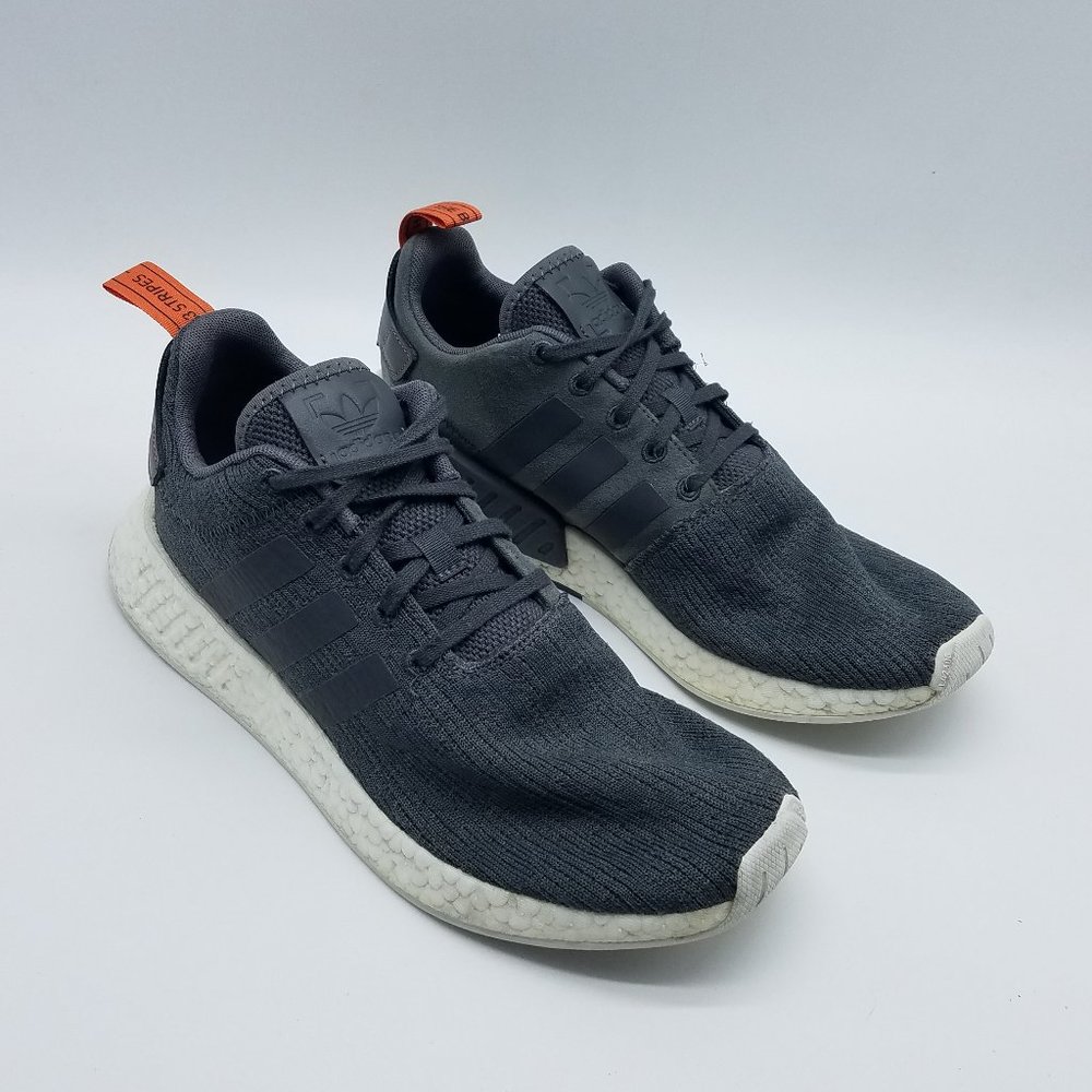 Adidas NMD R2 Men's Size 10.5 Running Shoes Gray Future Harvest